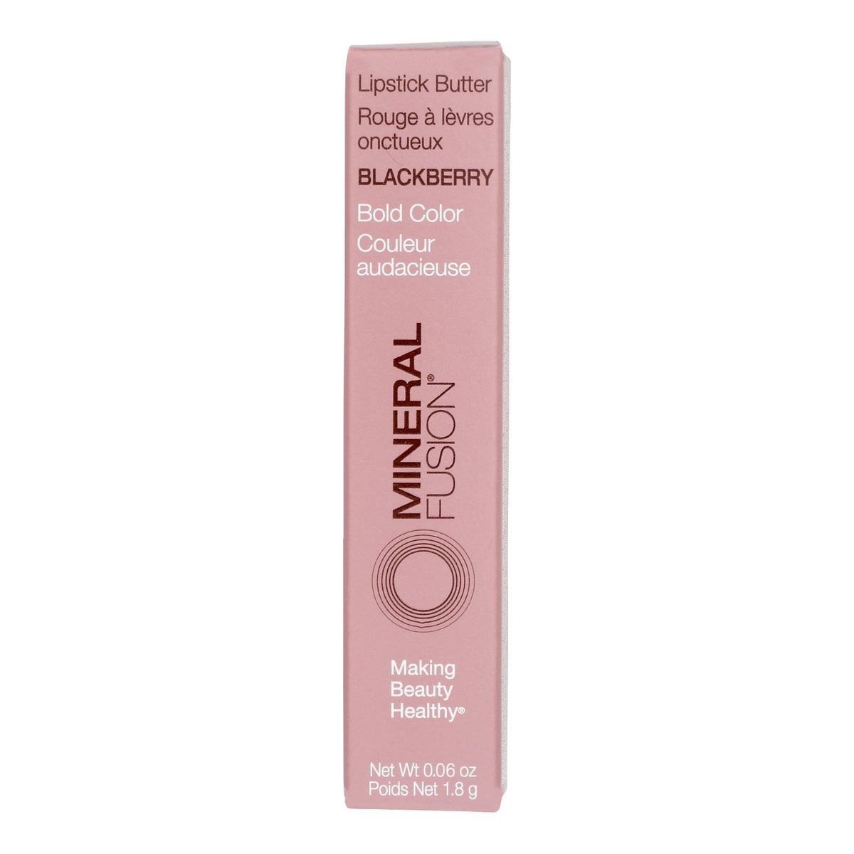 Mineral Fusion - Lipstick Butter Blackberry - 1 Each-.06 Oz