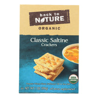 Back To Nature Crackers - Organic - Classic Saltine - 7 Oz - Case Of 6