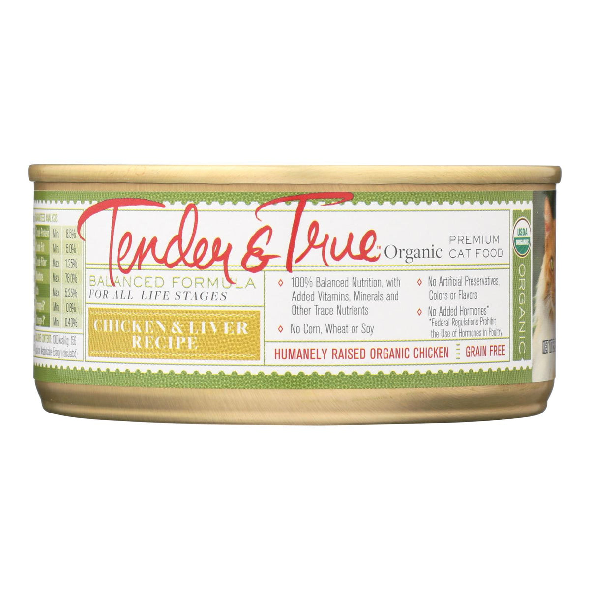 Tender & True Cat Food, Chicken And Liver - Case Of 24 - 5.5 Oz