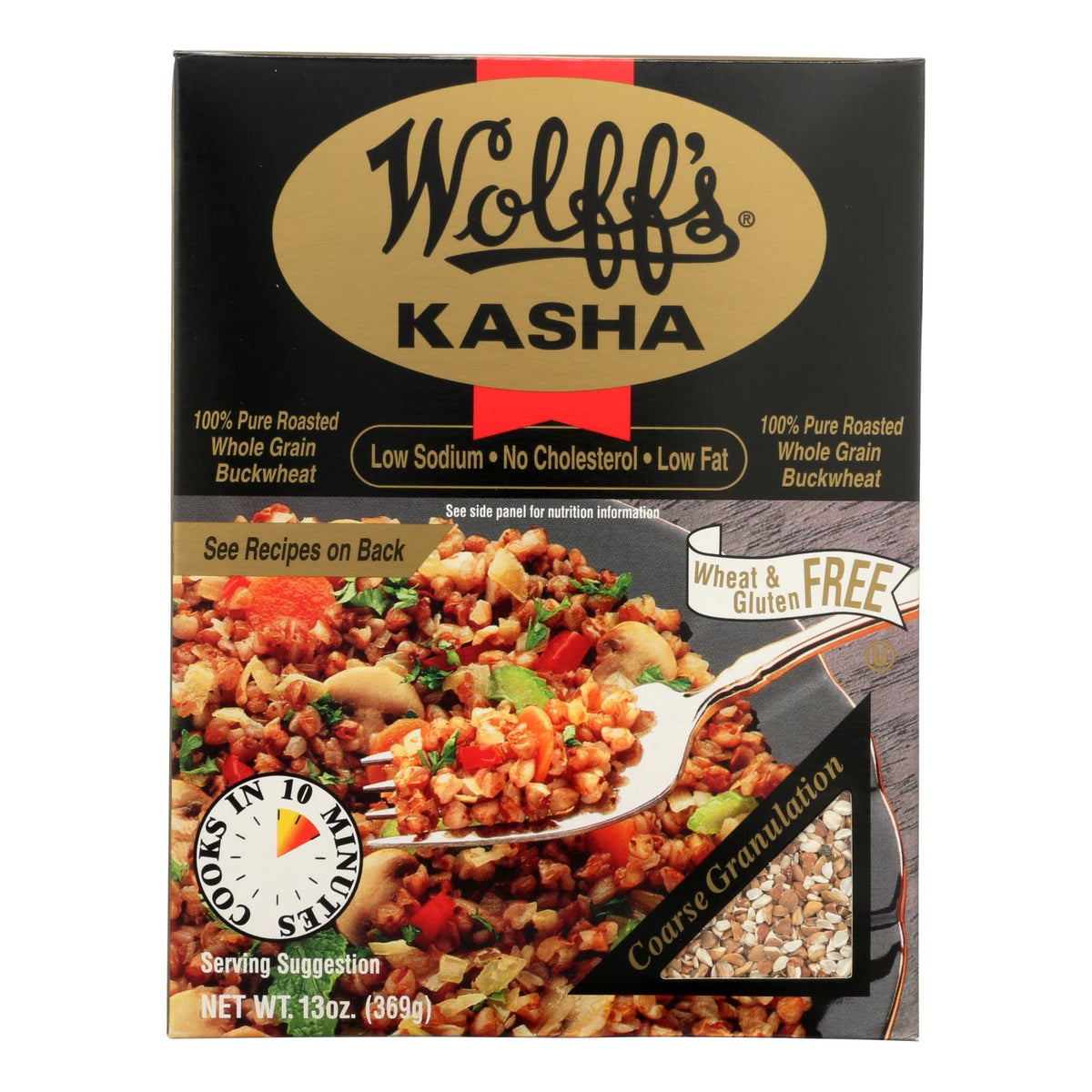 Wolff's Kasha Coarse Granulation - Case Of 6 - 13 Oz.