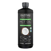 Nutiva 100% Organic Mct Oil - 32 Fl Oz