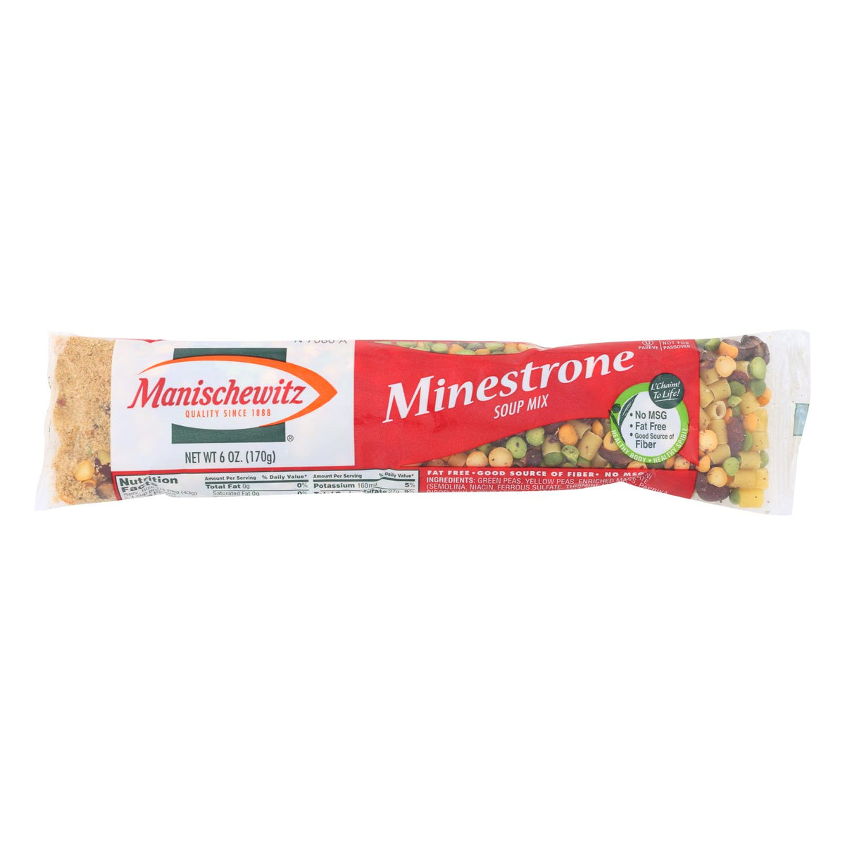 Manischewitz - Minestrone Cello Soup Mix - Case Of 24 - 6 Oz.