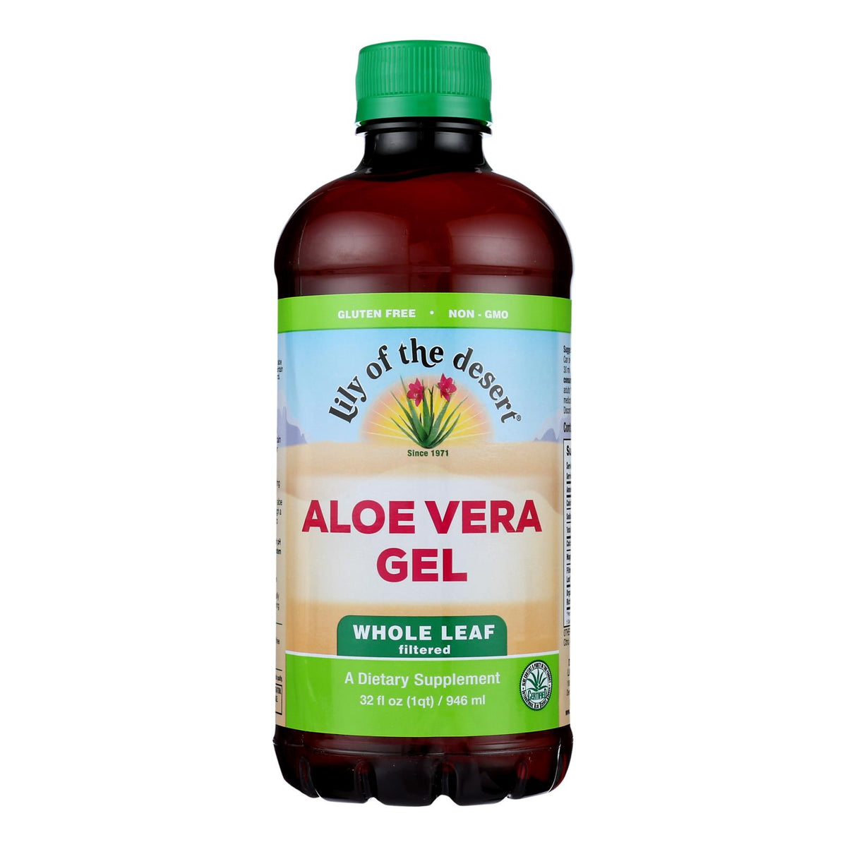 Lily Of The Desert - Aloe Vera Gel Whole Leaf - 1 Each -32 Fz