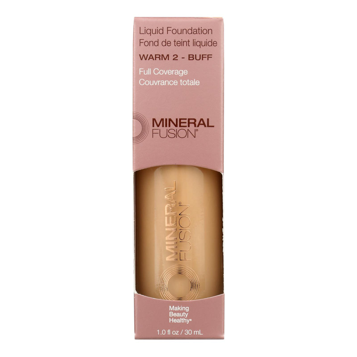 Mineral Fusion - Mkup Liquid Foundation Warm2 - 1 Each-1 Fz