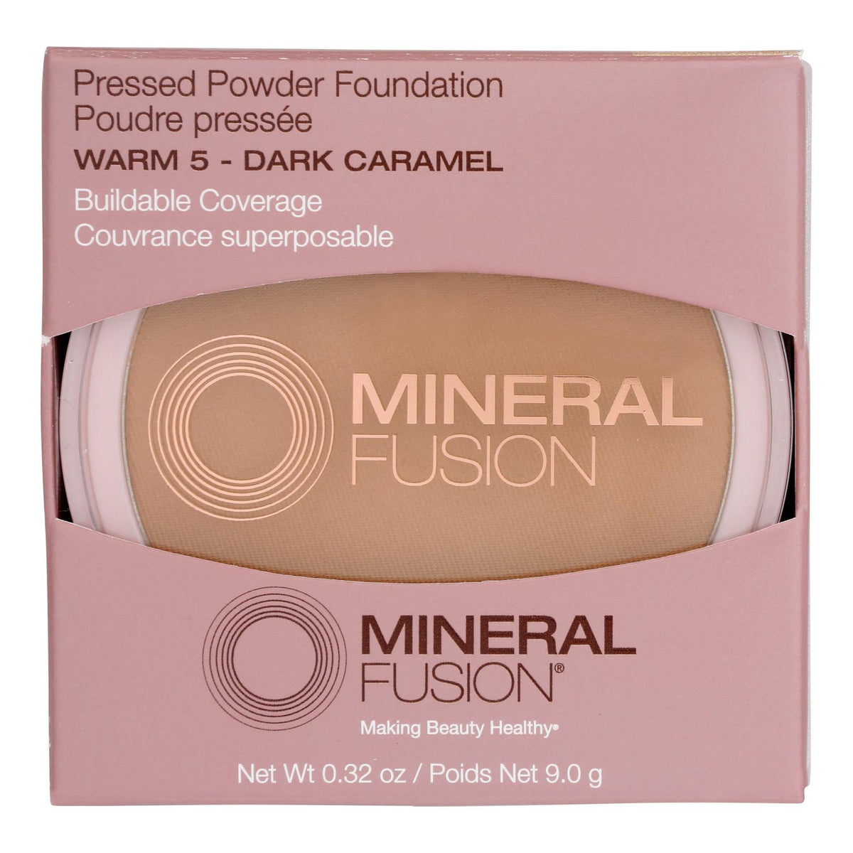 Mineral Fusion - Mkup Pressed Base Warm 5 - 1 Each-.32 Oz