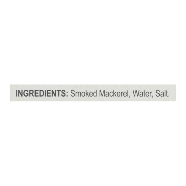 Bar Harbor - Mackerel Fillets Wild Smoked - Case Of 12-6.7 Oz