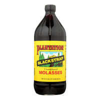 Plantation Blackstrap Molasses Syrup - Unsulphured - Case Of 12 - 31 Fl Oz.