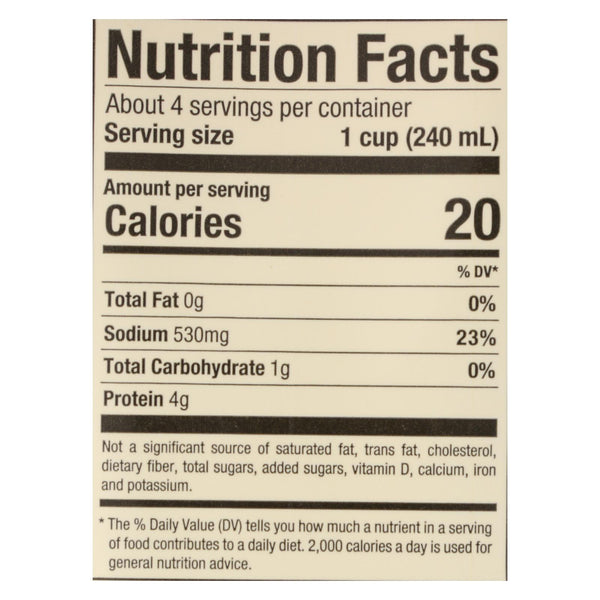 Pacific Natural Foods Broth - Beef - Case Of 12 - 32 Fl Oz.