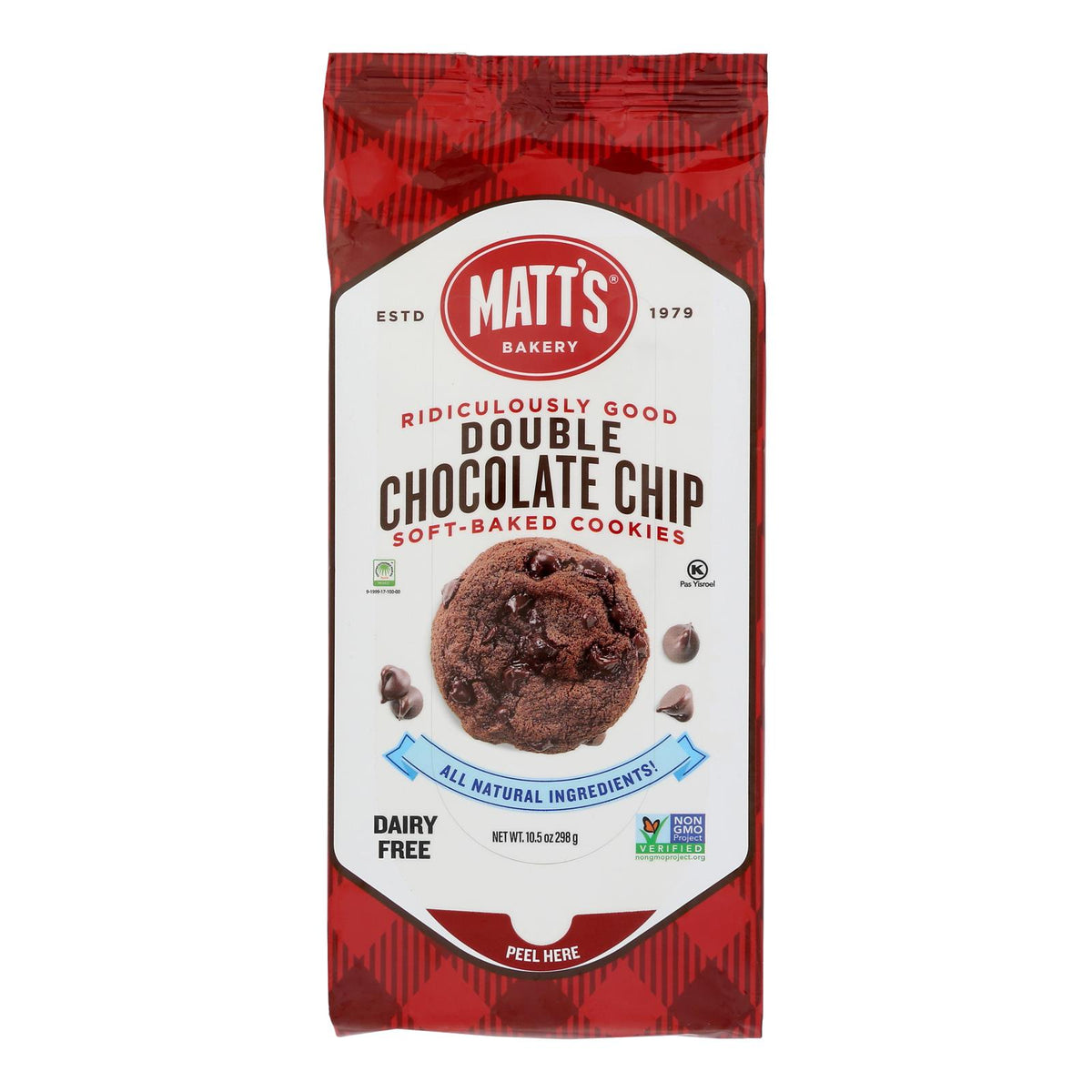 Matt's Cookies - Cookies Double Chocolate Chips - Case Of 6-10.5 Oz