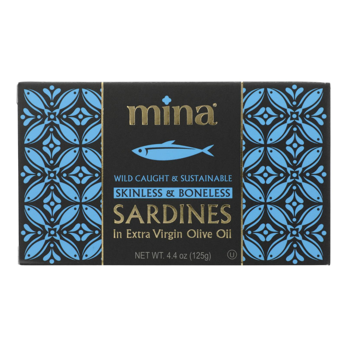 Mina - Sardines Sk/bo In Evoo - Case Of 12-4.4 Oz