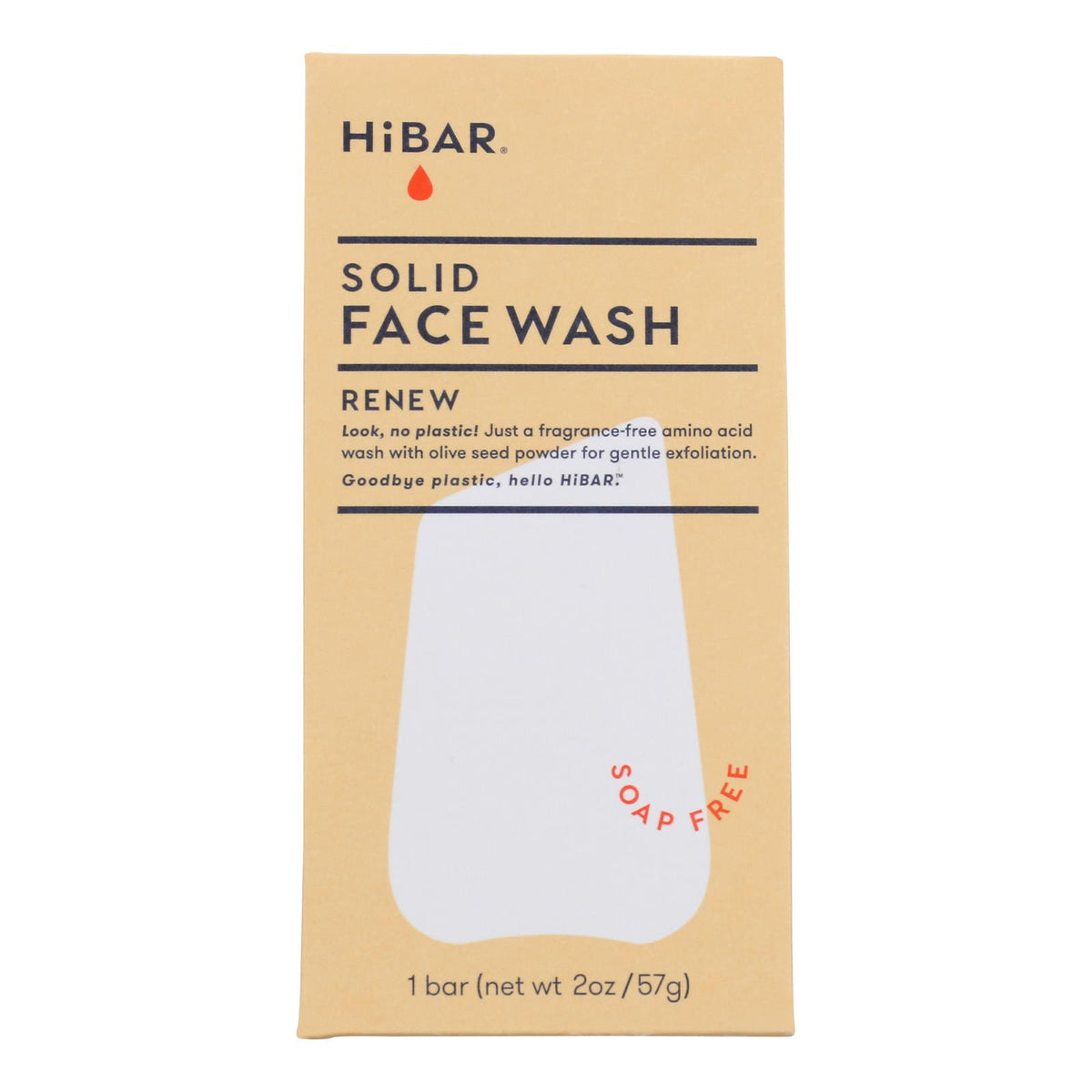 Hibar Inc - Face Wash Renew Solid - 1 Each-2 Oz