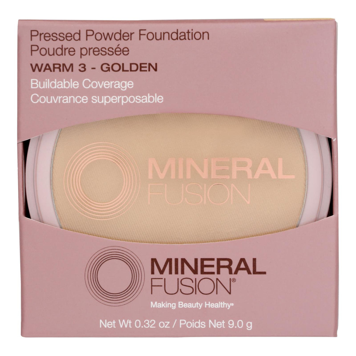 Mineral Fusion - Mkup Pressed Base Warm 3 - 1 Each-.32 Oz