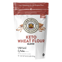 King Arthur Baking Company - Flour Wheat Keto - Case Of 4-16 Oz