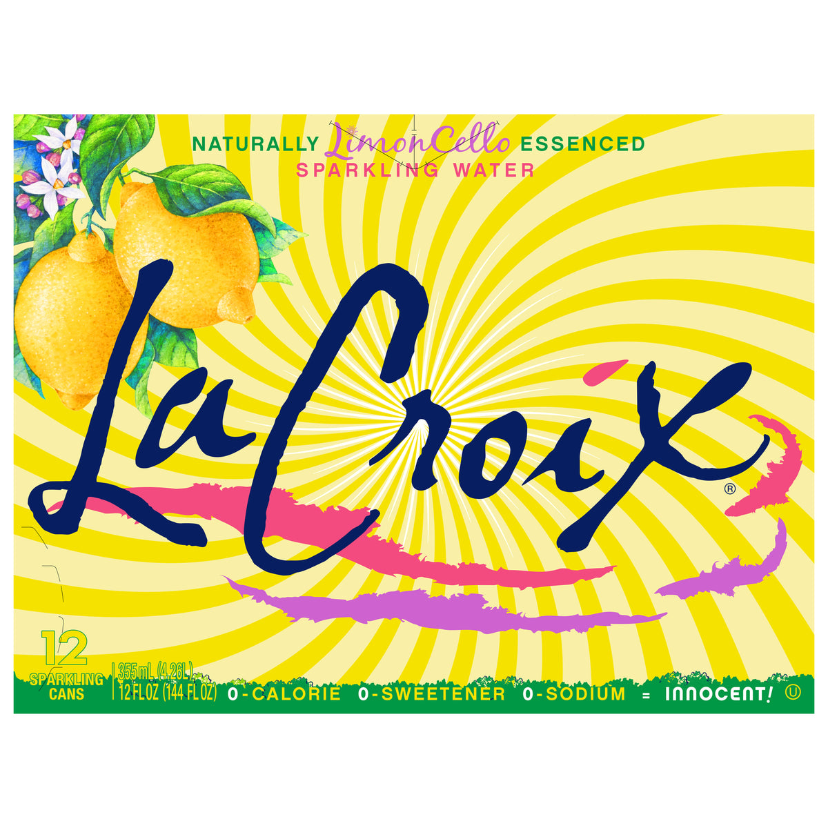 Lacroix - Sparkling Water Limoncello - Case Of 2-12/12 Fz