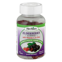 Herbion Naturals - Gummies Elderberry - 1 Each-60 Ct