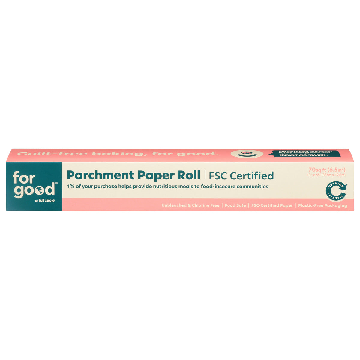 For Good - Parchment Paper Roll - Case Of 6-70 Ft