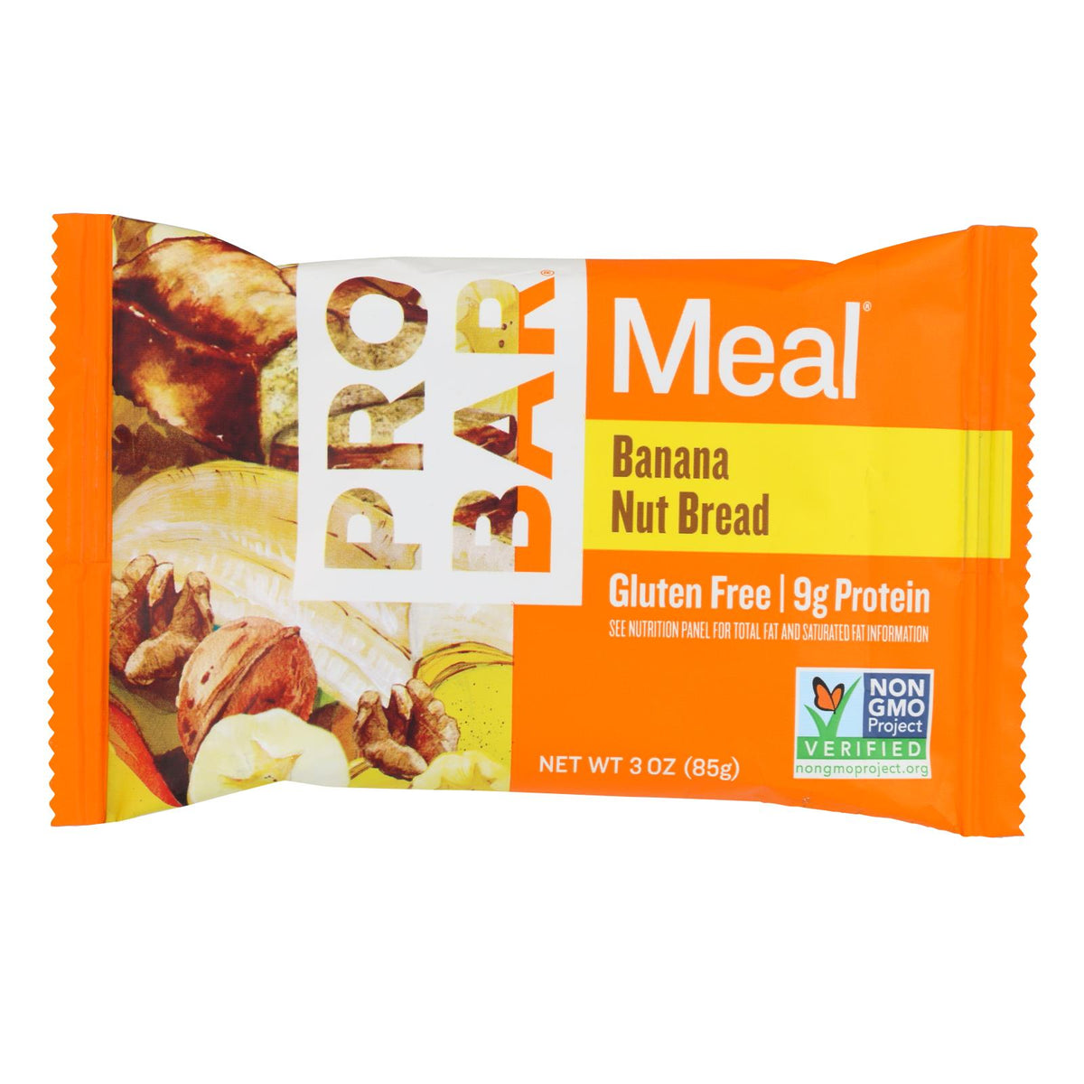 Probar Meal Bar, Banana Nut Bread  - Case Of 12 - 3 Oz