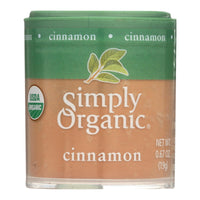 Simply Organic Cinnamon - Organic - Ground - A Grade - .67 Oz - Case Of 6