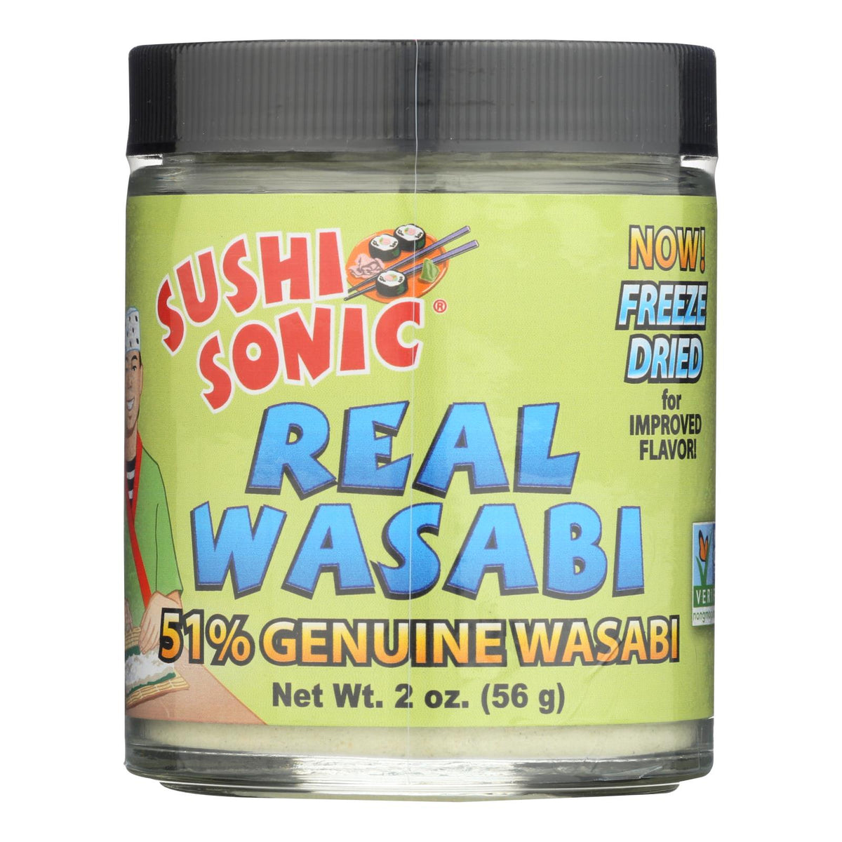 Sushi Sonic Real Wasabi Powder - Case Of 12 - 2 Oz