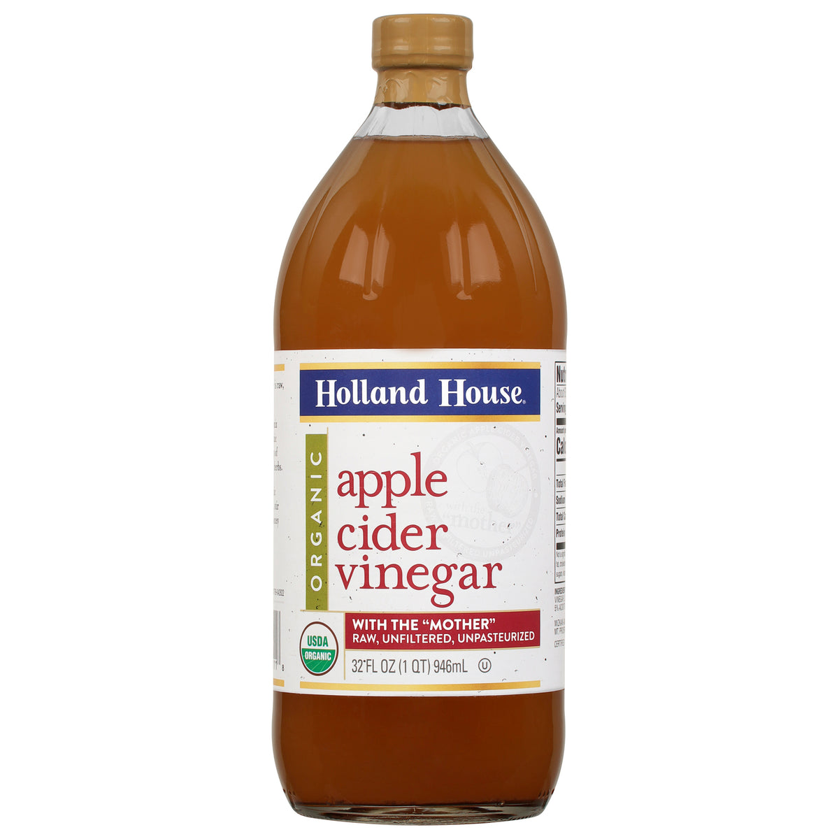 Holland House - Vinegar Apple Cider - Case Of 6-32 Oz