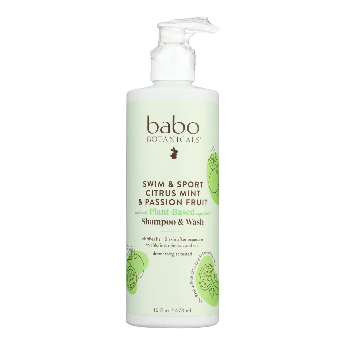 Babo Botanicals - Shamp&wash Swim & Sport - 1 Each 1-16 Fz