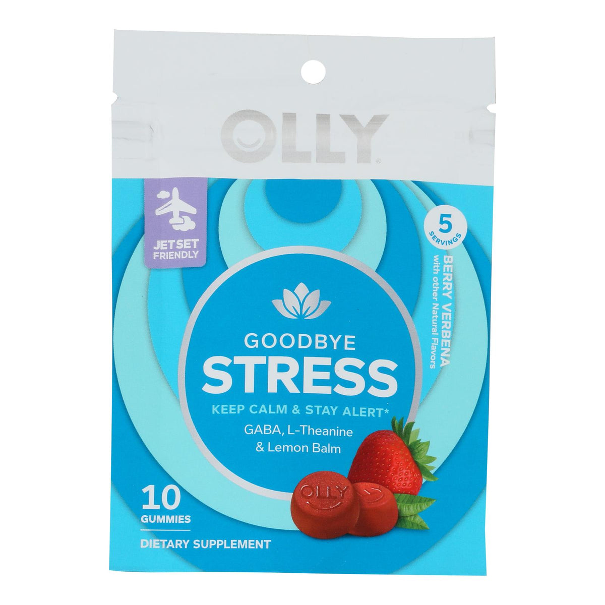 Olly - Stress Berry Verbena Gmy - Case Of 24-10 Ct