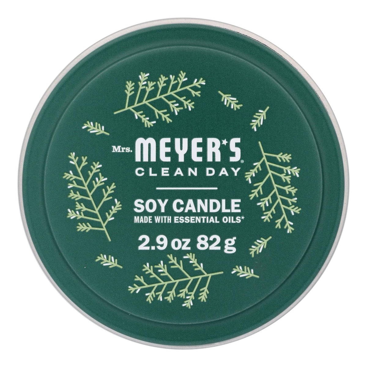 Mrs. Meyer's Clean Day - Soy Candle Tin Iowa Pine - Case Of 8-2.9 Oz