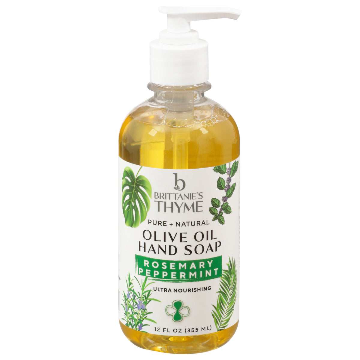 Brittanie's Thyme - Hand Soap Lq Rsmry Pprmt - Case Of 6-12 Fz