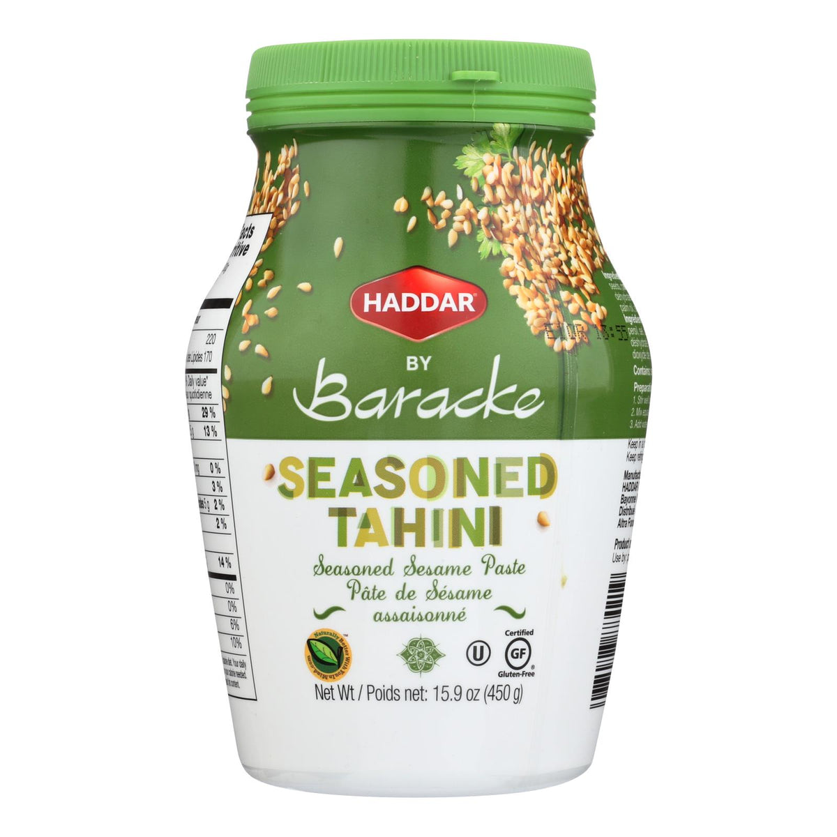 Haddar - Tahini Seasoned - Case Of 12 - 15.9 Oz