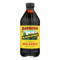 Plantation Blackstrap Molasses Syrup - Unsulphured - Case Of 12 - 15 Fl Oz.