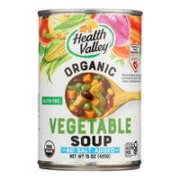 Health Valley Organic Soup - Vegetable No Salt Added - Case Of 12 - 15 Oz.