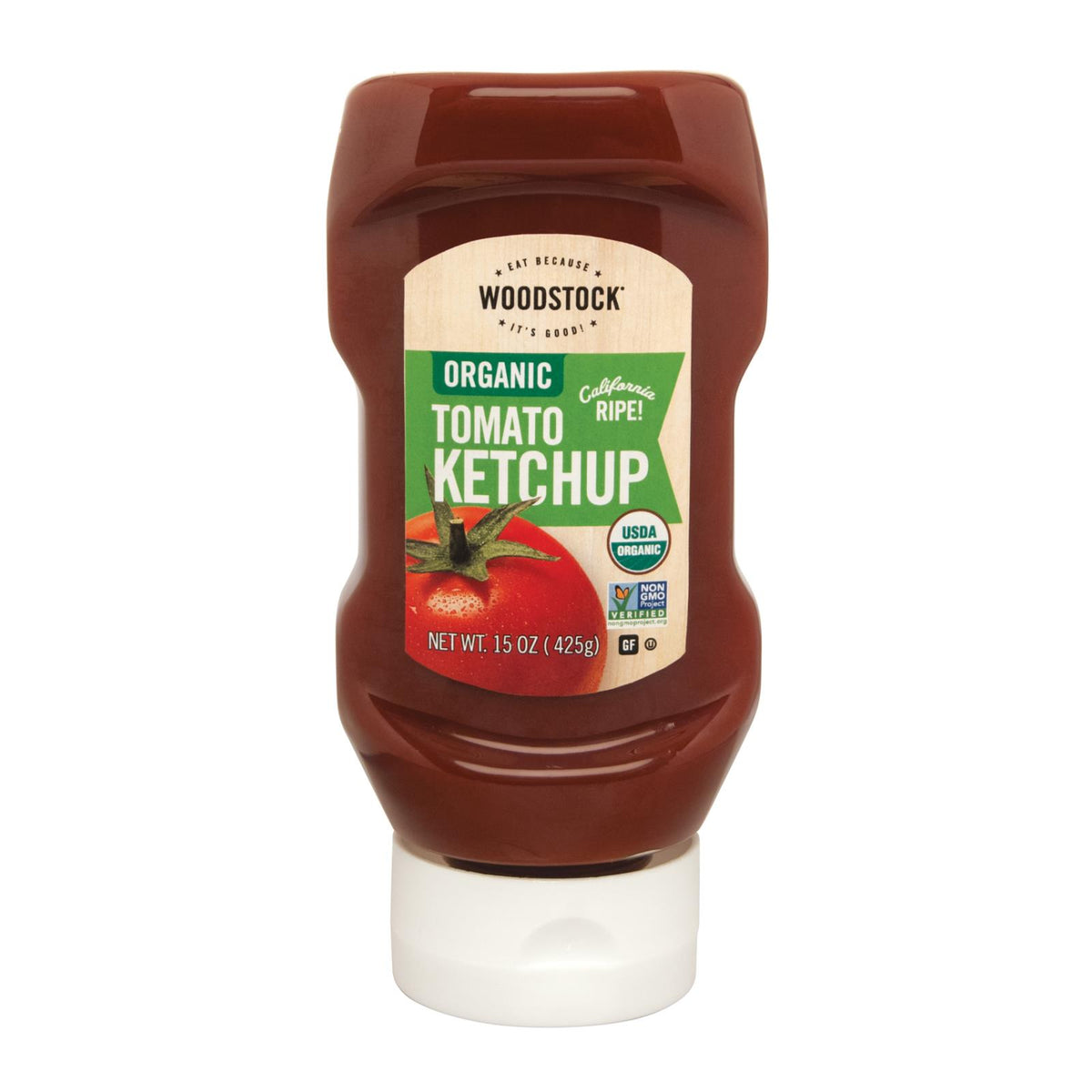 Woodstock Organic Tomato Ketchup - Case Of 16 - 15 Oz