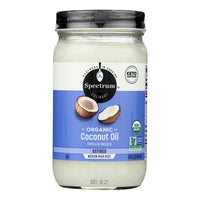 Spectrum Naturals Organic Refined Coconut Oil - Case Of 12 - 14 Fl Oz.