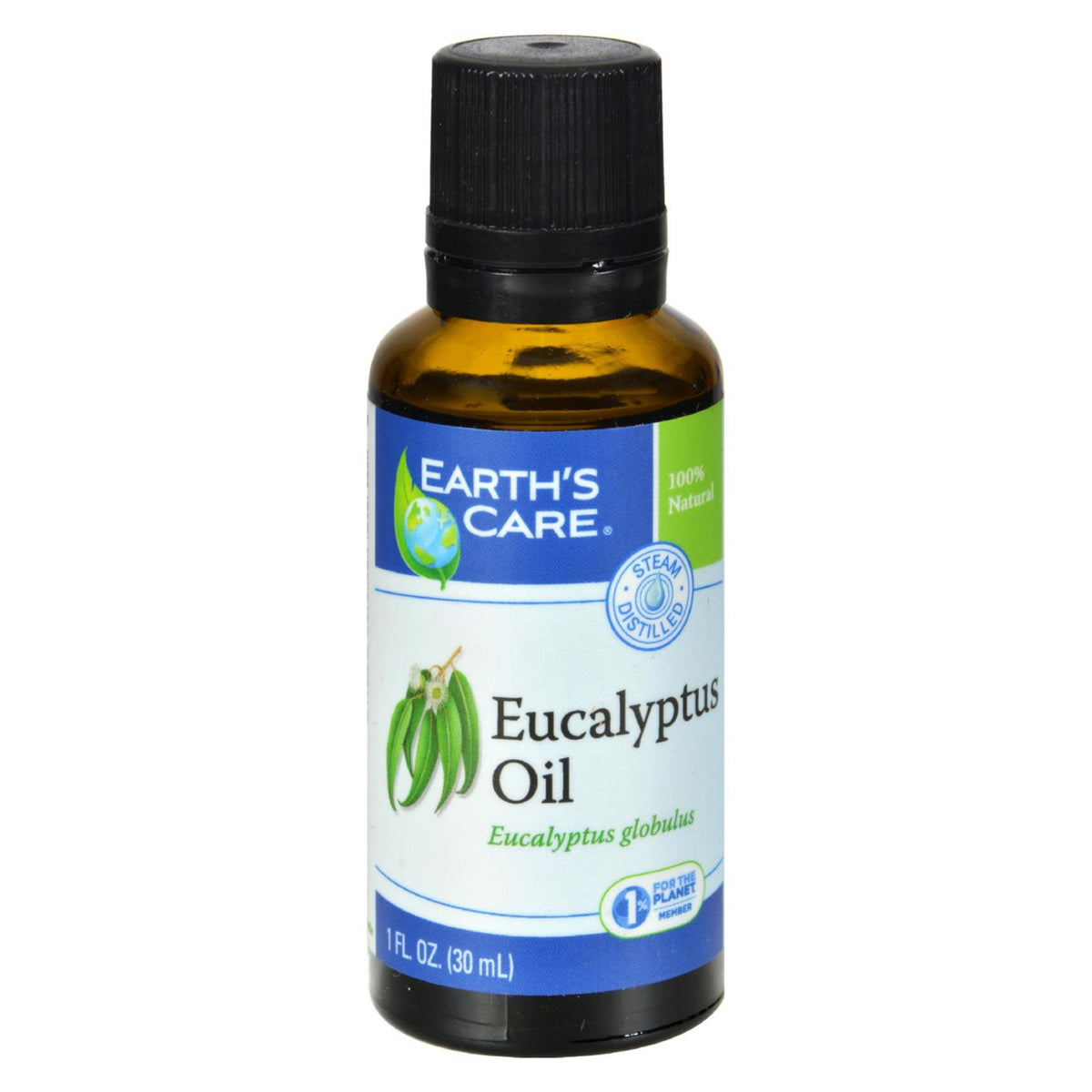 Earth's Care Essential Oil - 100 Percent Pure - Natr - Eucalyptus - 1 Fl Oz