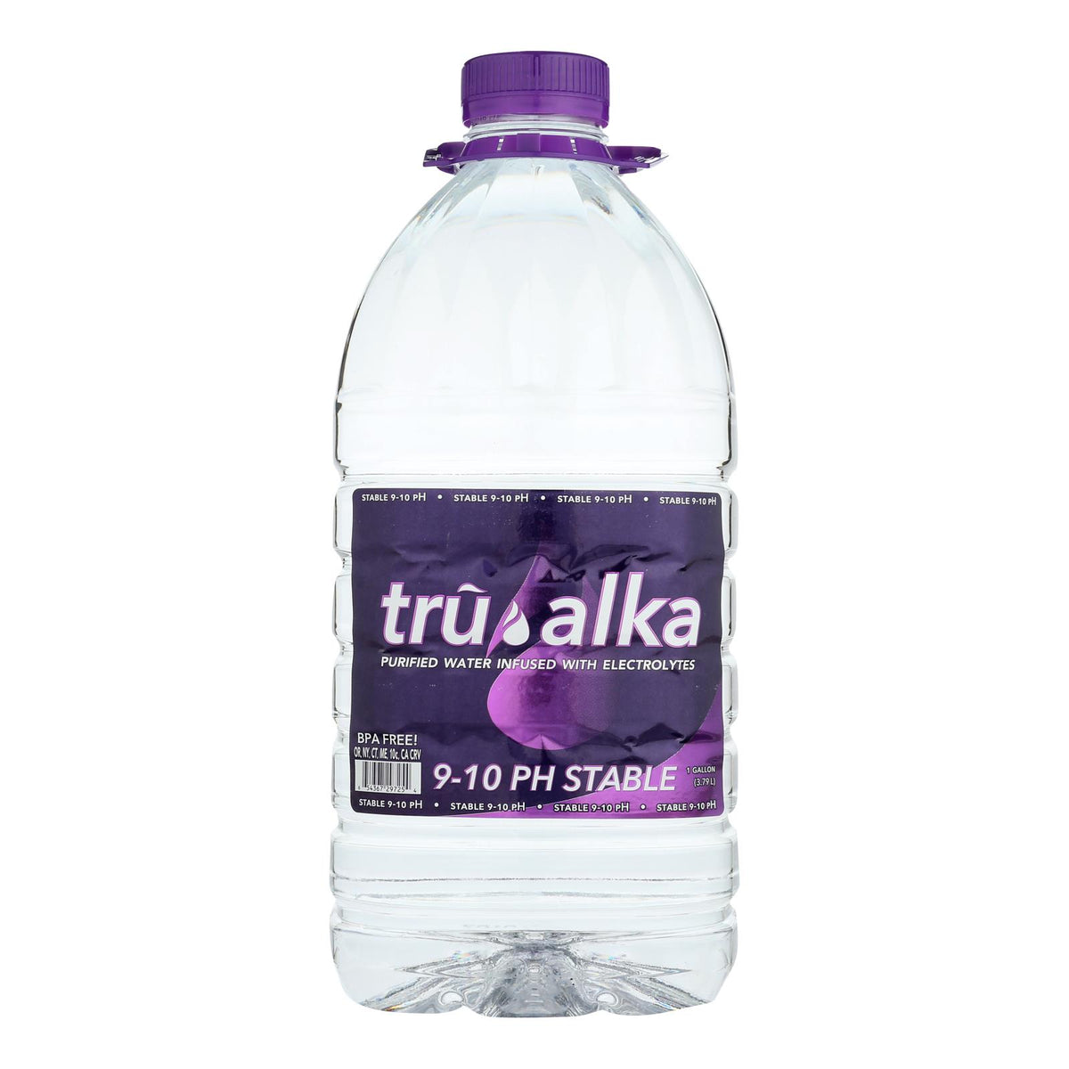 Tru Alka Stable 9-10 Ph Alkaline Water  - Case Of 6 - 1 Gal