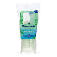 Repurpose Clear Compostable Cups - Case Of 12 - 20 Count