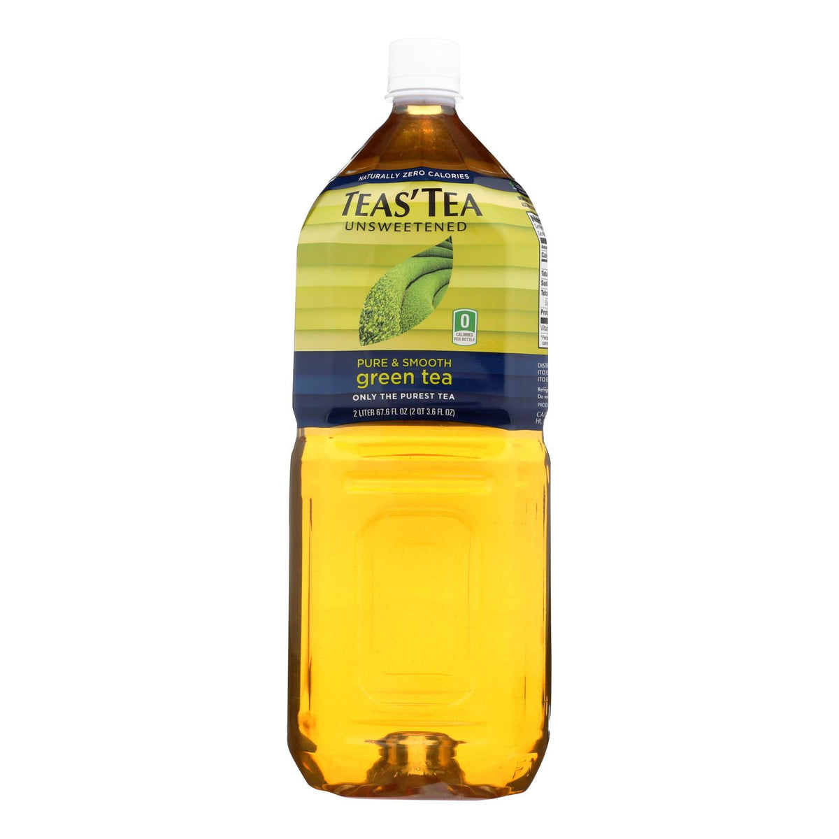 Teas' Tea Unsweetened Pure Green Tea  - Case Of 6 - 67.6 Fz