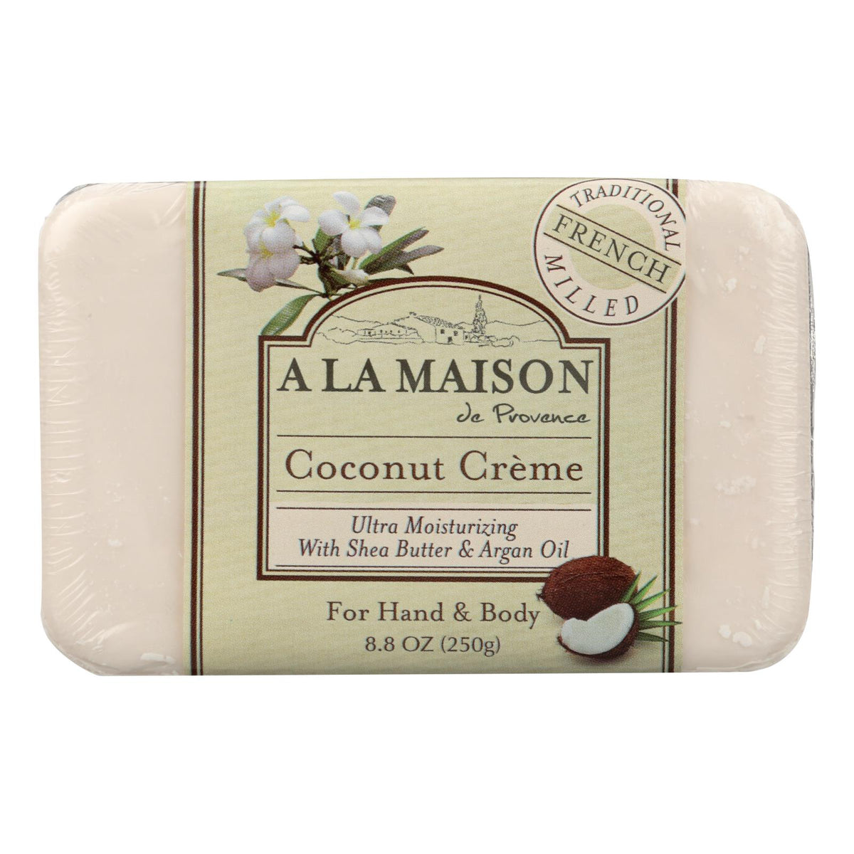 A La Maison - Bar Soap - Coconut Creme - 8.8 Oz