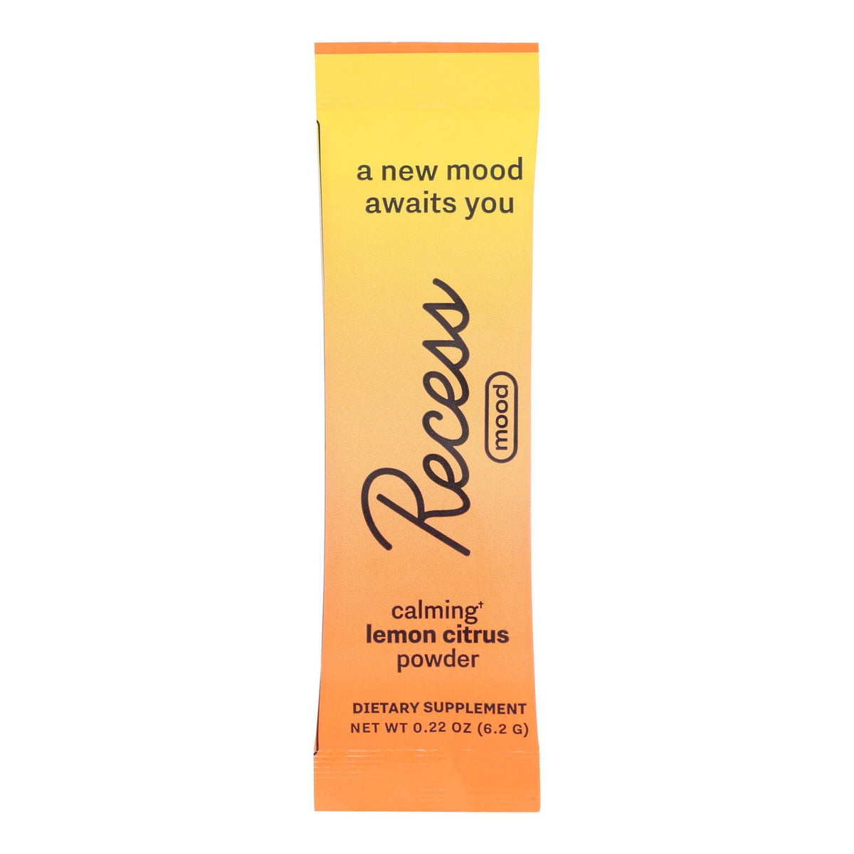 Recess - Mood Sticks Lemon Citrus - Case Of 10-.22 Oz