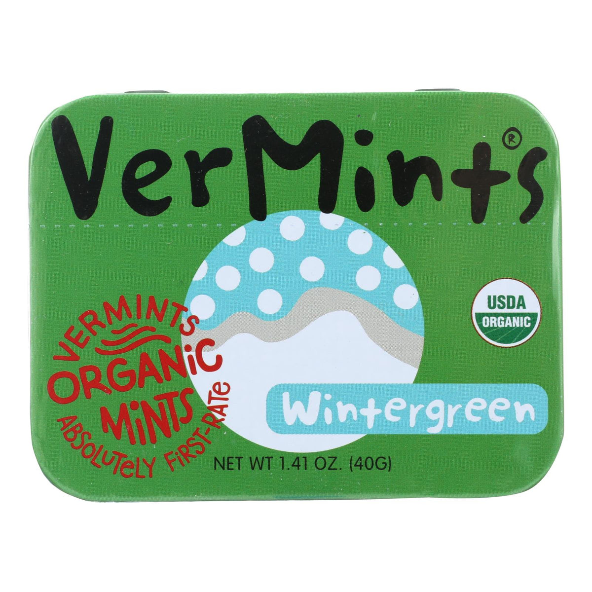 Vermints Breath Mints - All Natural - Wintermint - 1.41 Oz - Case Of 6