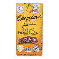 Chocolove - Bar Salt Peanut Butter Fld Milk Chocolate - Case Of 10-3.2 Oz