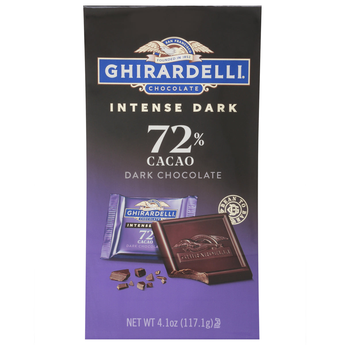 Ghirardelli - Bag 72%dkchoc Twilte Dlte - Case Of 6-4.1 Oz