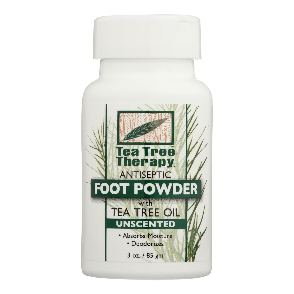 Tea Tree Therapy - Foot Powder Unscented - 1 Each - 3 Oz