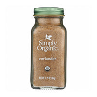 Simply Organic - Coriander Seed Organic Ground - Case Of 6 - 2.29 Ounces