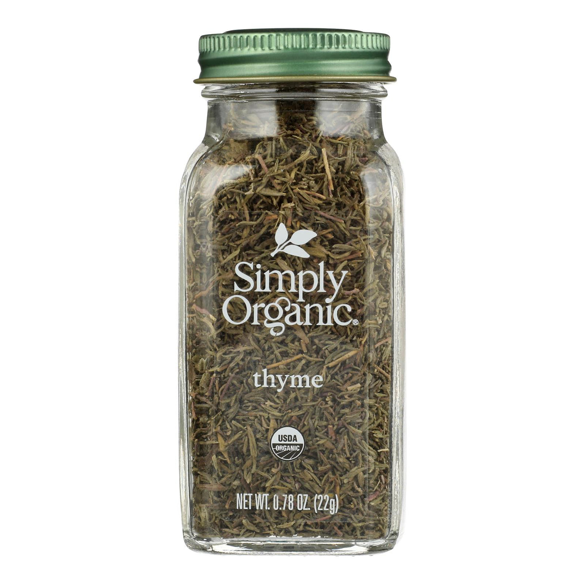 Simply Organic - Thyme Leaf Organic - Case Of 6 - 0.78 Ounces