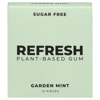 Refresh Gum - Gum Garden Mint - Case Of 12-12 Count