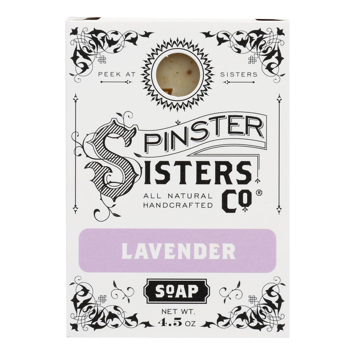 Spinster Sisters Company - Soap Bar Lavender - 1 Each-4.5 Ounces