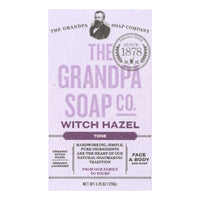 Grandpa Soap Soap - Witch Hazel - 4.25 Oz