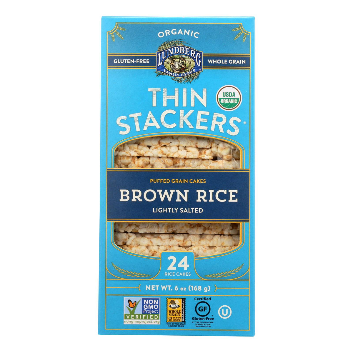 Lundberg Family Farms - Rice Ck Brn Ls Thn Stk - Case Of 6-6 Oz