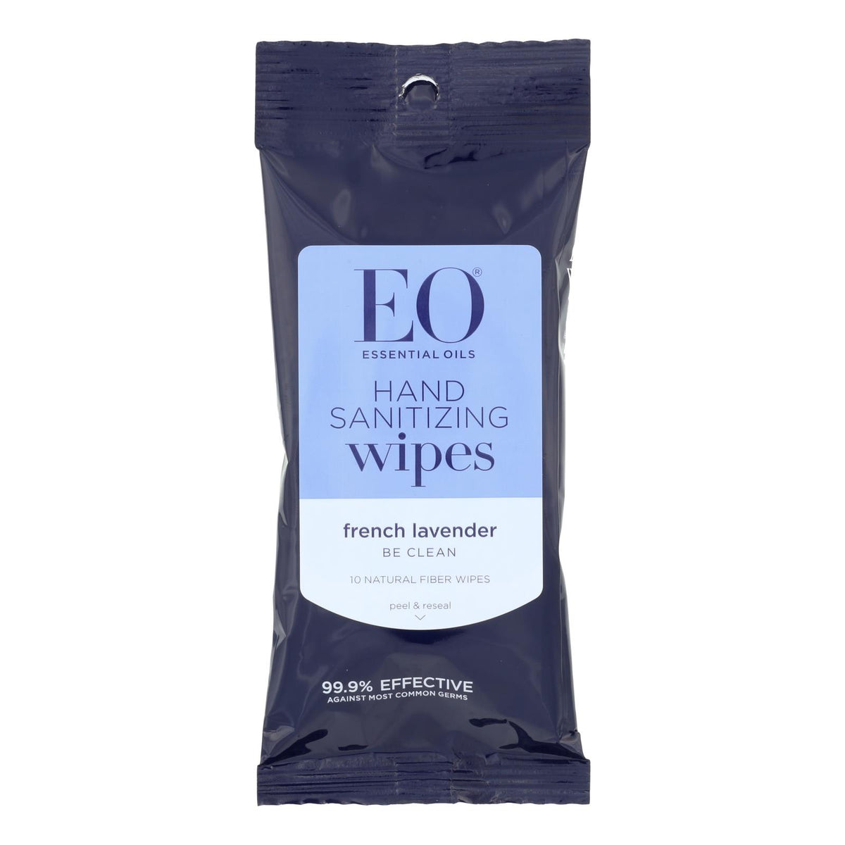 Eo Products - Hand Sanitizer Wipes Display Center - Lavender - Case Of 6 - 10 Pack